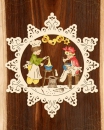 Holz-Behang "Weihnachtsb�ckerei" - klassisch coloriert