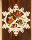 Holz-Behang "Winterspa�" - klassisch coloriert