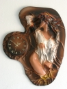 wanduhr leder