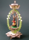 ostern tischschmuck beleuchtet