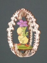 Osterstrauchbehang 3 D osterkuecken mit blume
