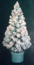 Weihnachtsbaum k�nstlich beleuchtet mit Wechsler Fiberglas