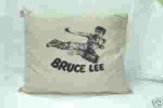 Starkissen Bruce Lee kuschelkissen Kissen Sofakissen