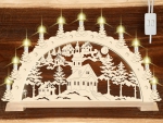 seiffener Waldkirche natur Gr0�er Lichterbogen