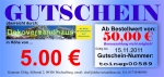 Gutschein als Geschenk individuall