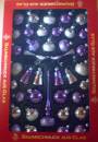 glaskugeln th�ringer Baumschmuck lila