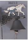 Nostalgische-Gu�-Glocke Motiv "Pferd mit Fohlen "