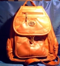 Brauner Lederrucksack gebraucht aber wie neu