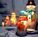 Matrjoschka als Schneemann Matroschka