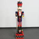 Nussknacker XXL 107cm handmade Holzkunst weihnachtsdeko neu 2013 xxl