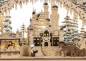 Preview: ausschnitt lichterbogen3 d design schloss neuschwanstein farbig gestaltet