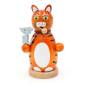 Preview: Räuicherfigur orange Katze mit grauer Maus