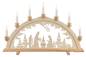 Preview: Lichterbogen Holz natur Christi Geburt