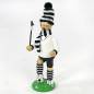 Preview: Räucherfigur Fussballfan natürlich mit Mütze,Schal und Fahne