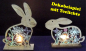 Mobile Preview: Osterhasen Diorama Set dekobeispiel mit Teelichte