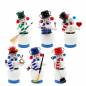 Preview: Räucherfiguren Schneemann lustig mit verschiedenen Hüten, Schals und Utensilen