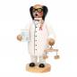 Preview: Räucherfigur Räuchermännchen Apotheker mit Umschau brille weissem Bart und lichtem Haar