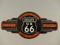Preview: wandschild gr0ß route 66 blechschild