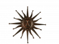 Preview: große Sonne in Kupferfarben. Wandornament