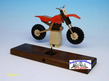 Räucher Model motorrad rot