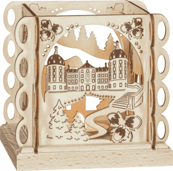 Teelichthalter Motiv Schloss Märchen