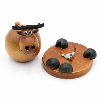 Räucherfigur Elch kugelig für alle gängigen Rauchkegel