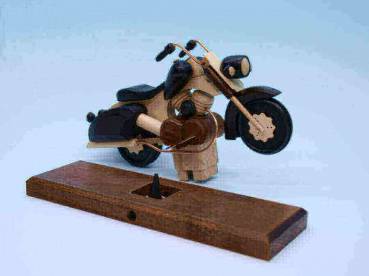 chopper raeuchermotorrad Räuchermännchen biker geschenkidee