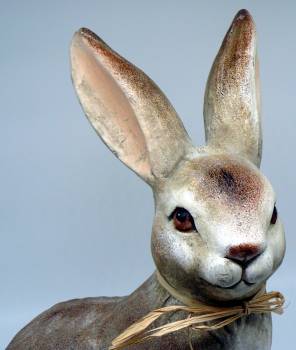 gartendeko hase naturfarben