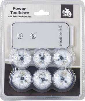 LED Teelichte mit Fernbedienung