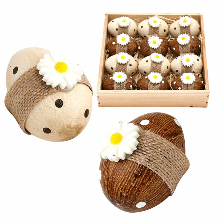Dekoeier osterdeko strauchbehang