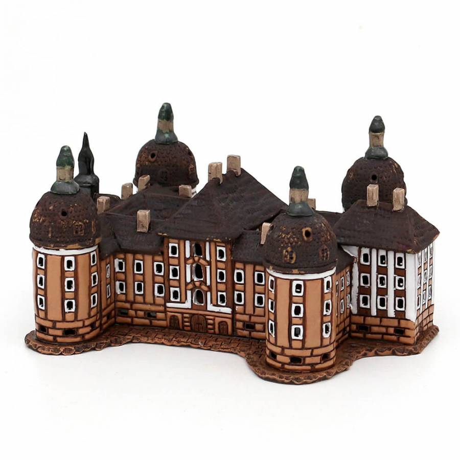 Schloss Moritzburg Keramik Lichterhaus  fast wie im Original