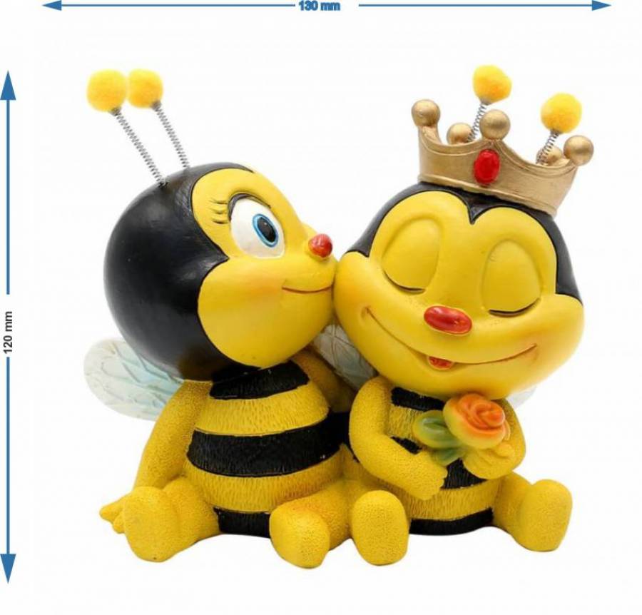 niedliches Bienenpaar
