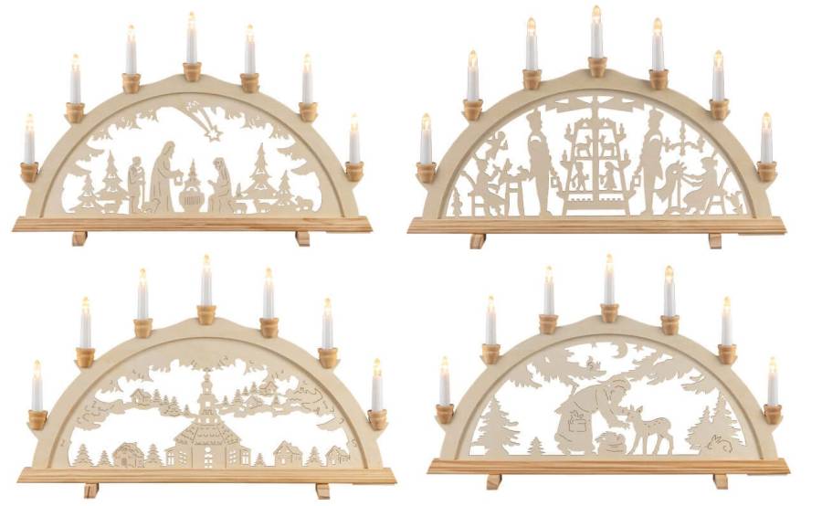Lichterbogen traditionell 4 verschiedene Motive
