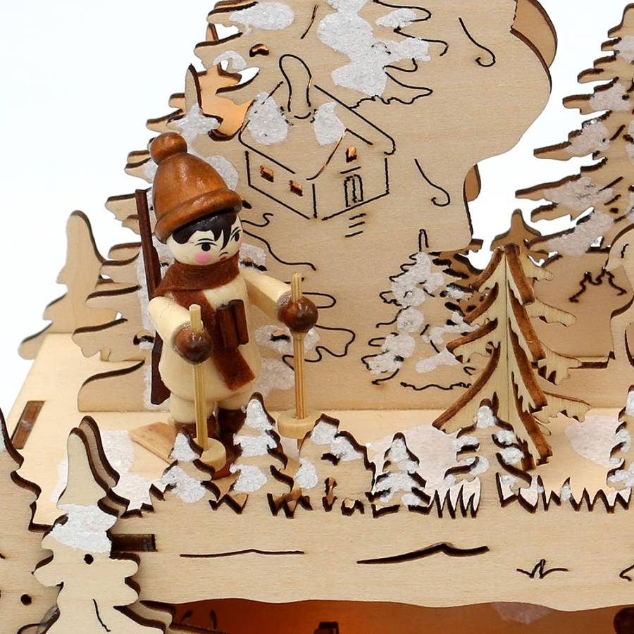 Miniatur Figur Skifahrer