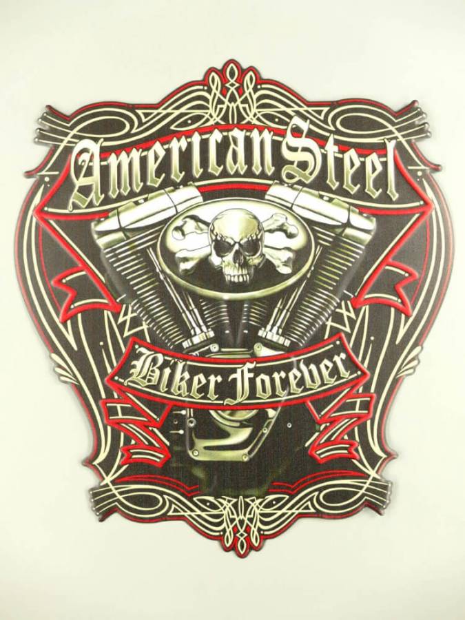 Wandschild Bike Forever Retrostil