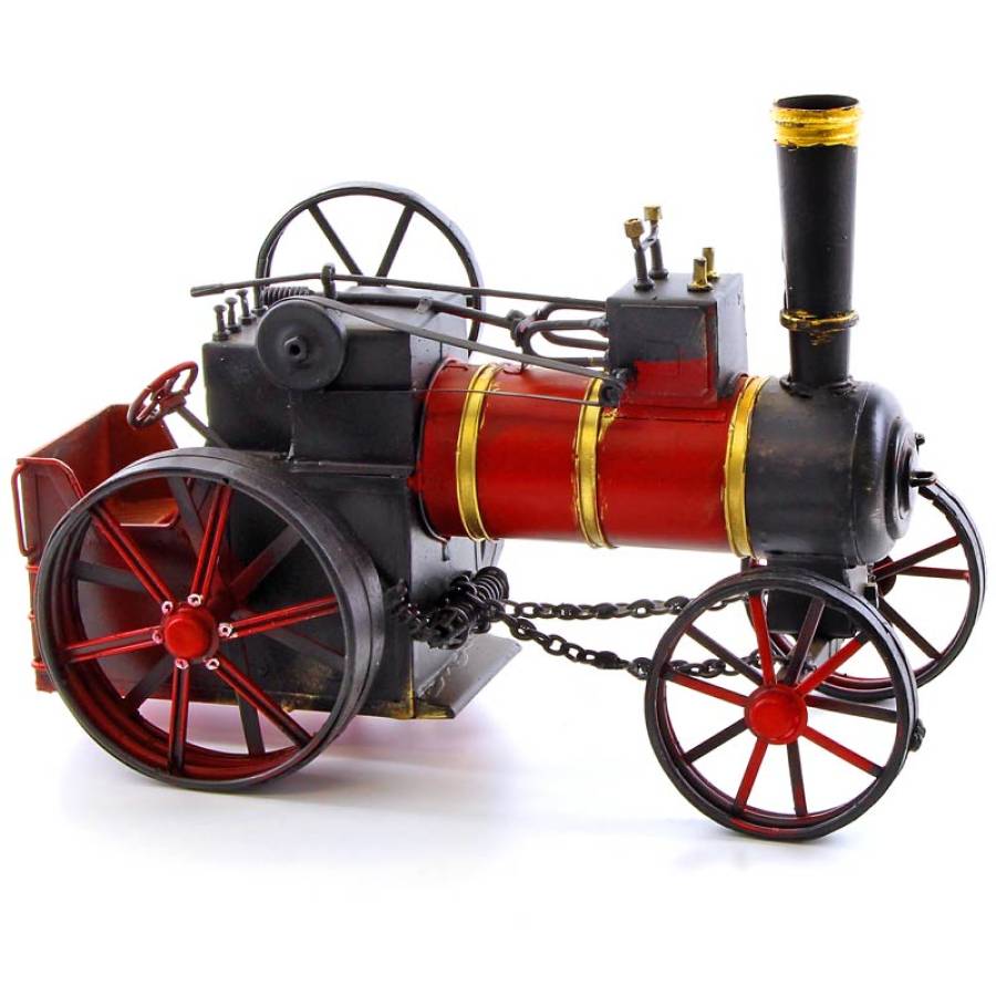 traktor dampftraktor blechauto