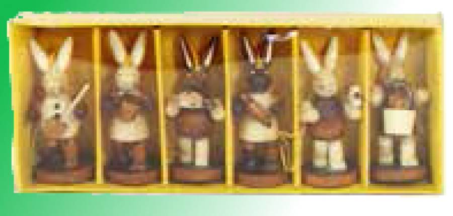 Strauchbehang zum hängen Osterhasen  naturbelassen