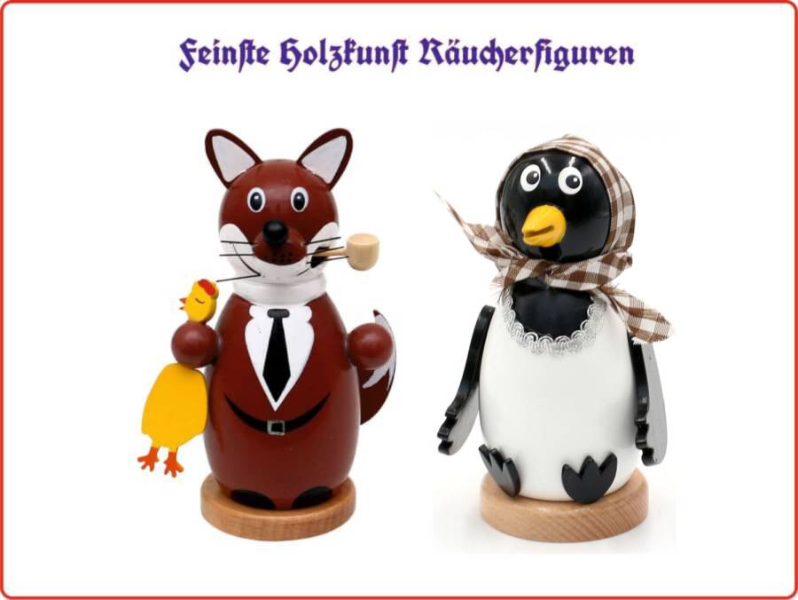 Räuchermänn sandmann fuchs elster