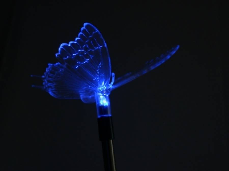 Led Solar Lampe Farbwechsler Schmetterling Kolibrie Libelle