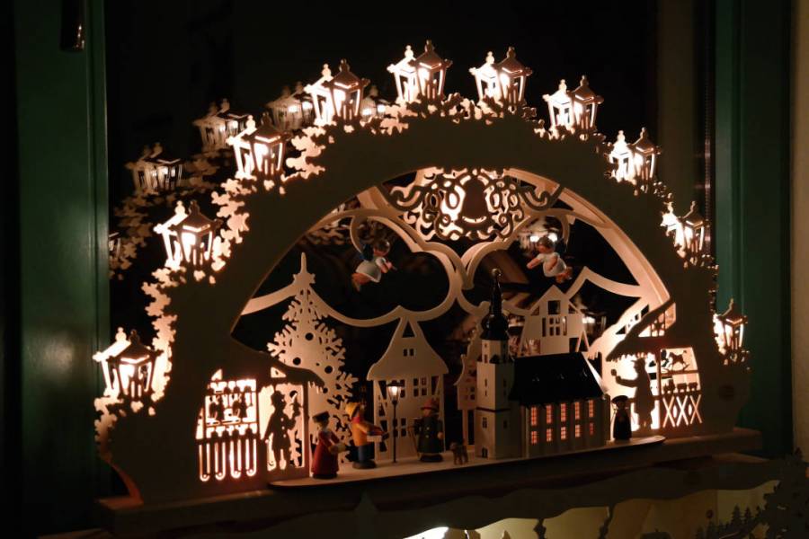 3D-Lichterbogen Altstädter Weihnachtsmarkt