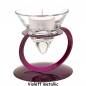 Mobile Preview: Kerzenhalter für Teelichte Violett metallic