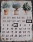 Mobile Preview: blechkalender dauerkalender lavendel landhausstil
