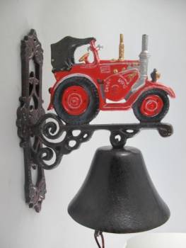 haustürglocke traktor rot