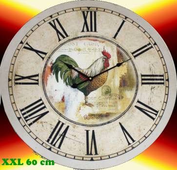 XXL Wanduhren günstig shabbychic franz. landhausstil - Dekoversandhaus